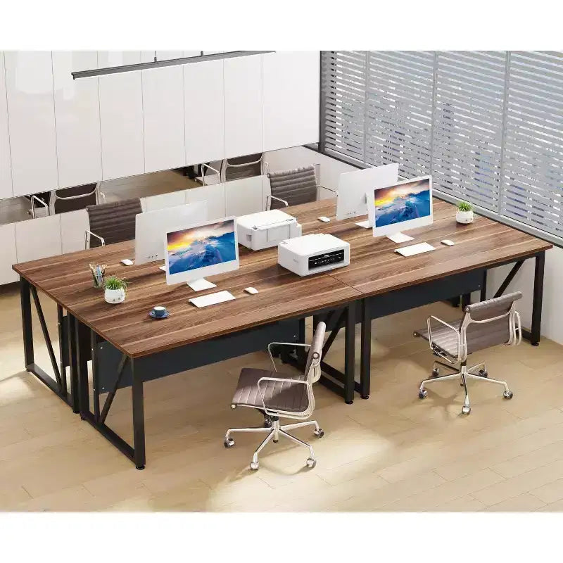 Bureau informatique de direction en L Lantine avec classeur latéral