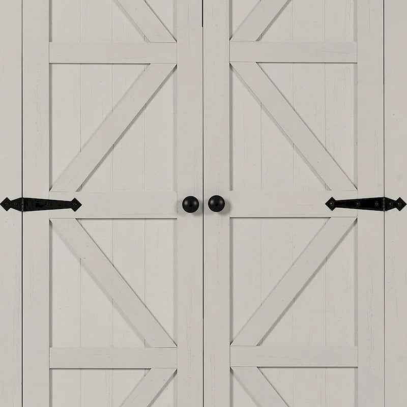 64 Armoire de cuisine haute avec 2 tiroirs et portes