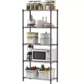 5-Tier Heavy Duty Metal Storage Shelving Unit Adjustable Garage Rack 2000 lbs Capacity with Leveling Feet