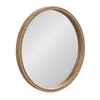 Kate & Laurel All Things Decor 30x30 Stallworth Decorative Round Mirror