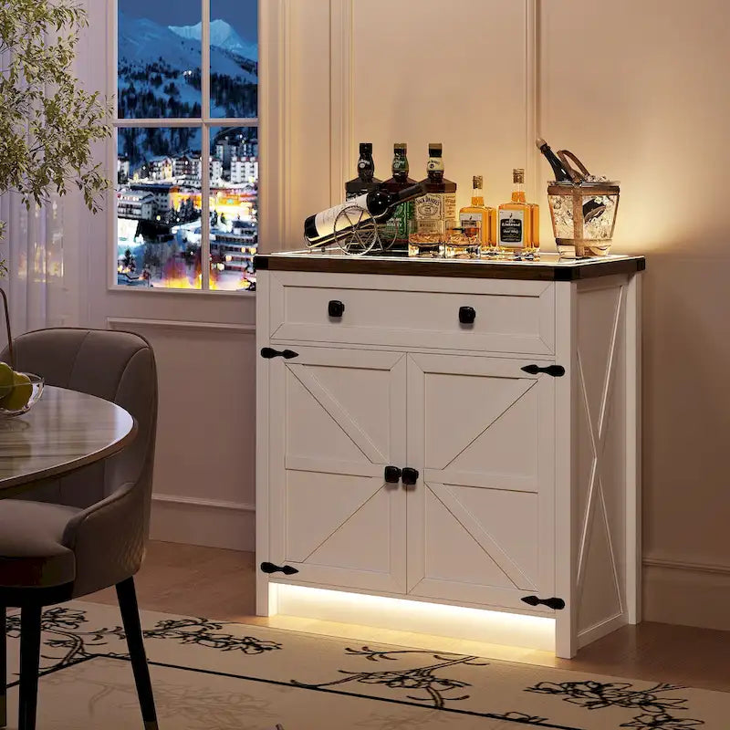 Buffet de 31,5 de large avec lumière LED - S/O