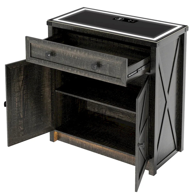 Buffet de 31,5 de large avec lumière LED - S/O