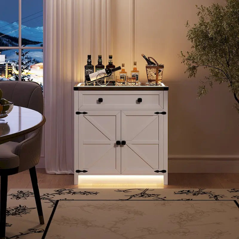 Buffet de 31,5 de large avec lumière LED - S/O