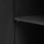 Meuble de rangement à 4 portes de 63 W avec poignées métalliques