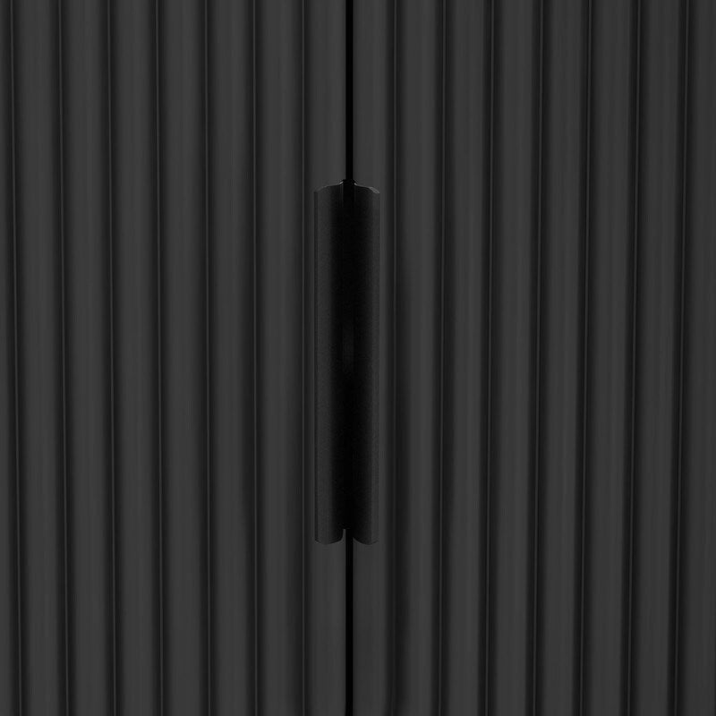 Meuble de rangement à 4 portes de 63 W avec poignées métalliques