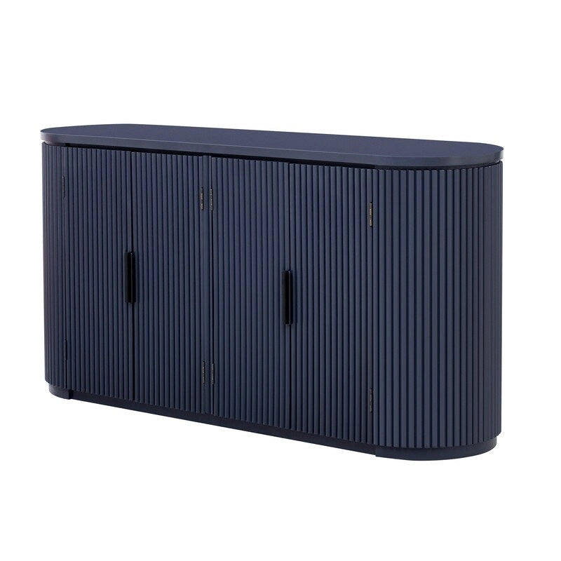 Meuble de rangement à 4 portes de 63 W avec poignées métalliques