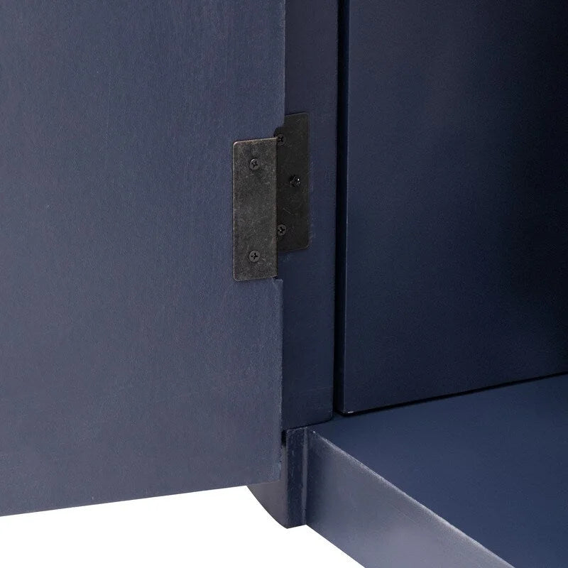Meuble de rangement à 4 portes de 63 W avec poignées métalliques