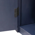 Meuble de rangement à 4 portes de 63 W avec poignées métalliques