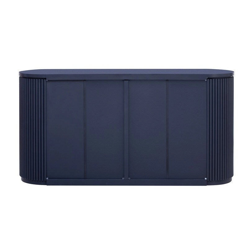 Meuble de rangement à 4 portes de 63 W avec poignées métalliques