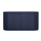 Meuble de rangement à 4 portes de 63 W avec poignées métalliques