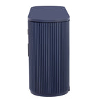 Meuble de rangement à 4 portes de 63 W avec poignées métalliques