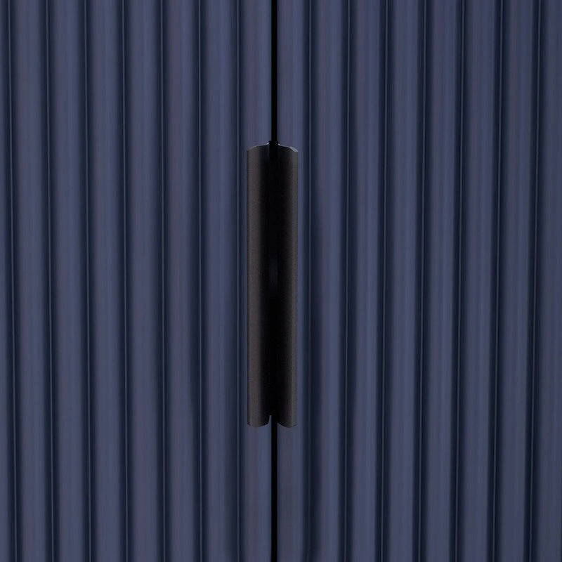 Meuble de rangement à 4 portes de 63 W avec poignées métalliques