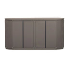 Meuble de rangement à 4 portes de 63 W avec poignées métalliques