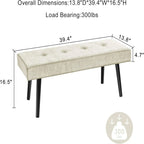Banc d'entrée - 39,4P x 13,8L x 16,5H
