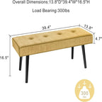 Banc d'entrée - 39,4P x 13,8L x 16,5H
