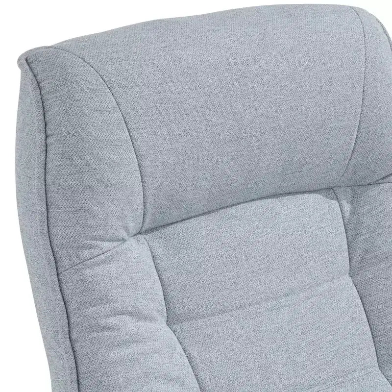 Fauteuil inclinable pivotant et réglable BenchMaster Annika en tissu bleu ciel