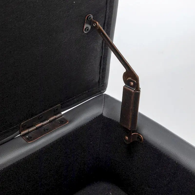 Banc de rangement avec banc de rangement pour chambre à coucher, banc de bout de lit, banc de pied de lit, banc d'entrée, pouf de rangement