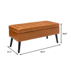 Banc de rangement avec banc de rangement pour chambre à coucher, banc de bout de lit, banc de pied de lit, banc d'entrée, pouf de rangement