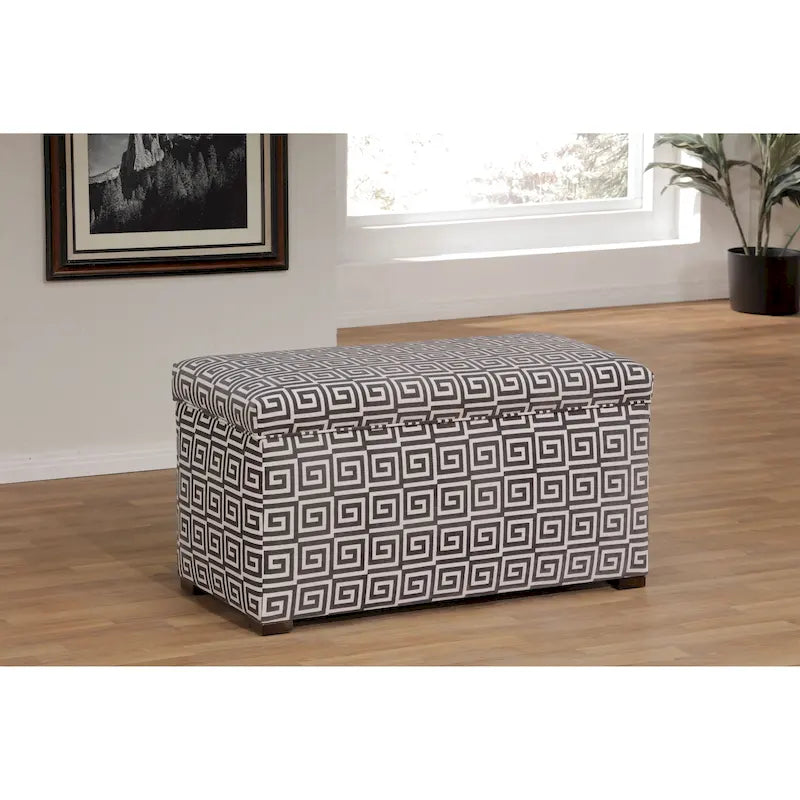 Banc de rangement en bois