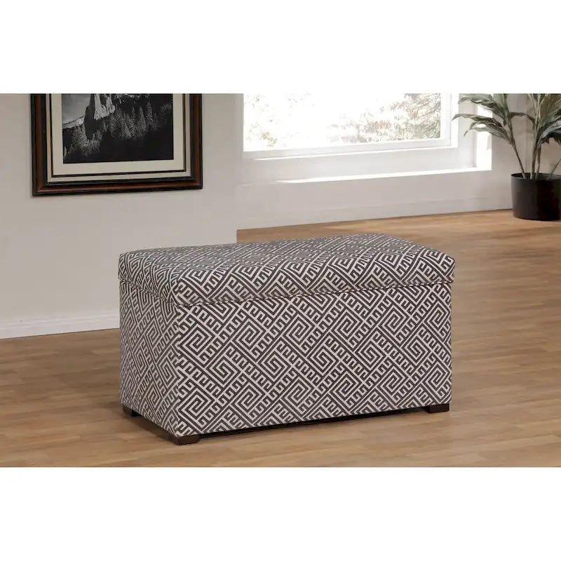 Banc de rangement en bois
