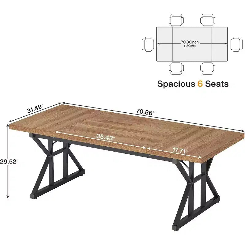 Bureau de direction moderne Lantine de 70,86 pouces