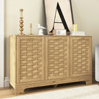 Meuble bas en bois avec étagère réglable