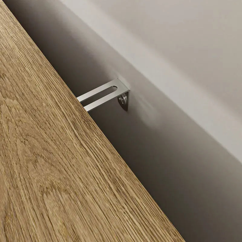 Meuble bas en bois avec étagère réglable