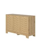 Meuble bas en bois avec étagère réglable