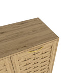 Meuble bas en bois avec étagère réglable