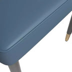 LeisureMod Allure Lot de 2 chaises de salle à manger modernes, assise et dossier rembourrés avec pieds en bois massif, chaises d'appoint contemporaines pour cuisine ou salle à manger