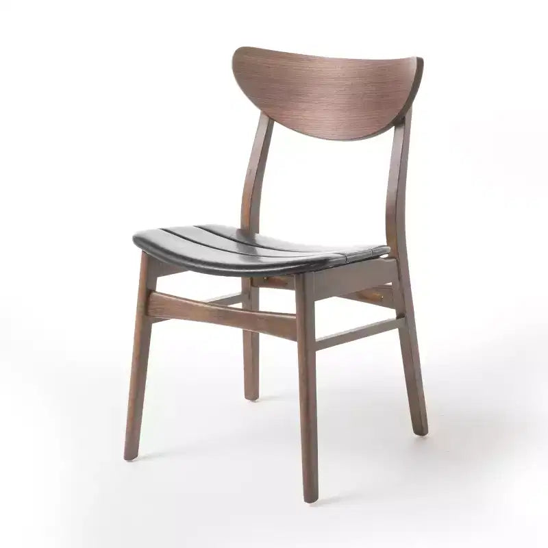 Ensemble de salle à manger GDFStudio Camilla 7 pièces en similicuir et bois d'hévéa
