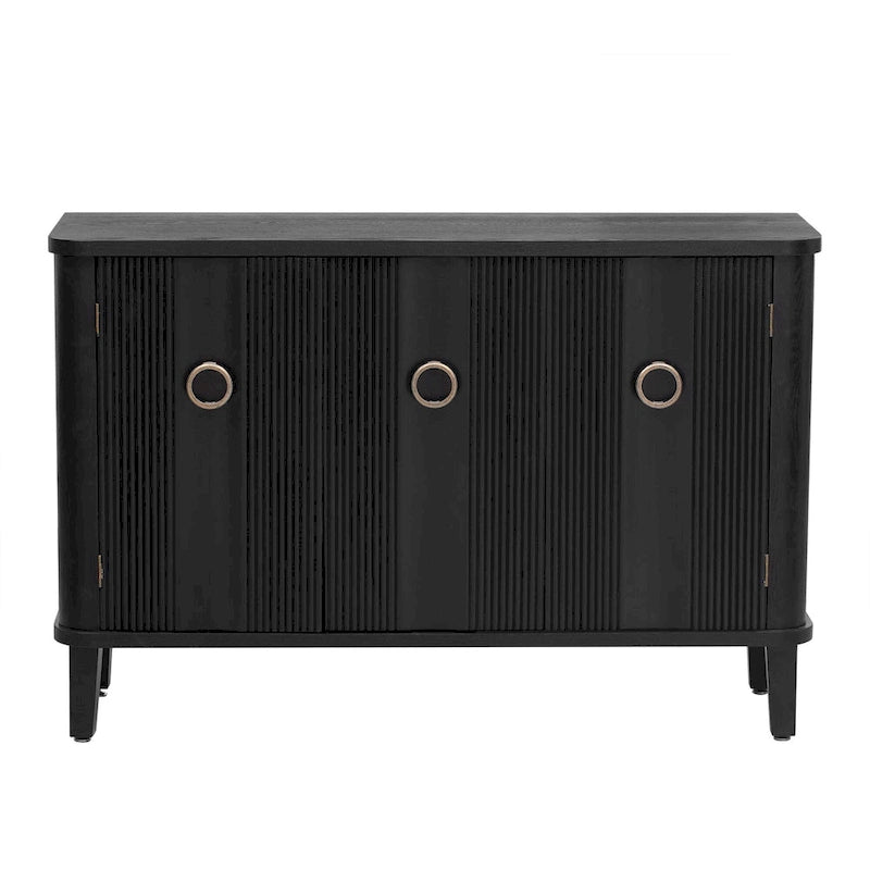 Cabinet en frêne de Mandchourie avec trois portes en sapin