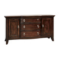 Koot Console buffet 56 po 3 tiroirs, armoires de rangement, étagères réglables