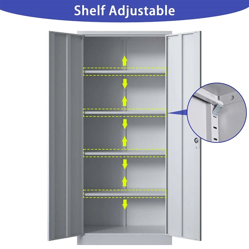 Armoire de rangement métallique pour garage