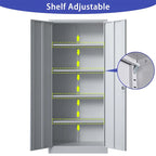 Armoire de rangement métallique pour garage