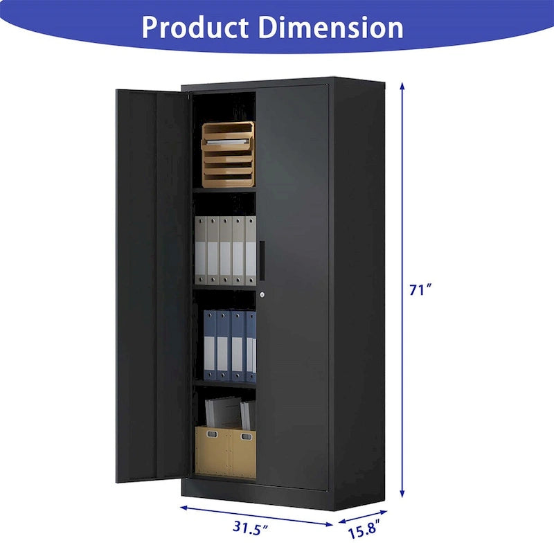 Armoire de rangement métallique pour garage