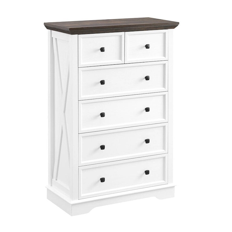Commode haute à 6 tiroirs
