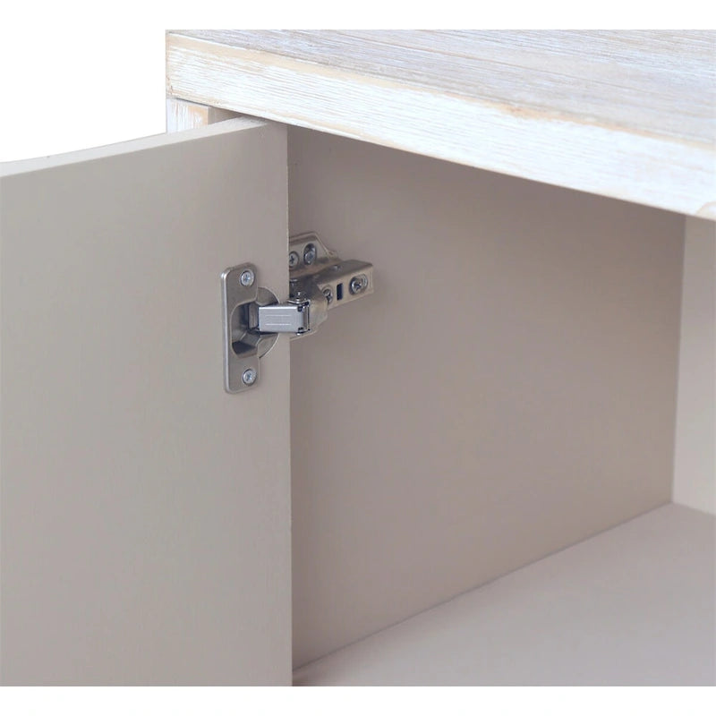 Meuble d'appoint style ferme, buffet en bois à 3 portes