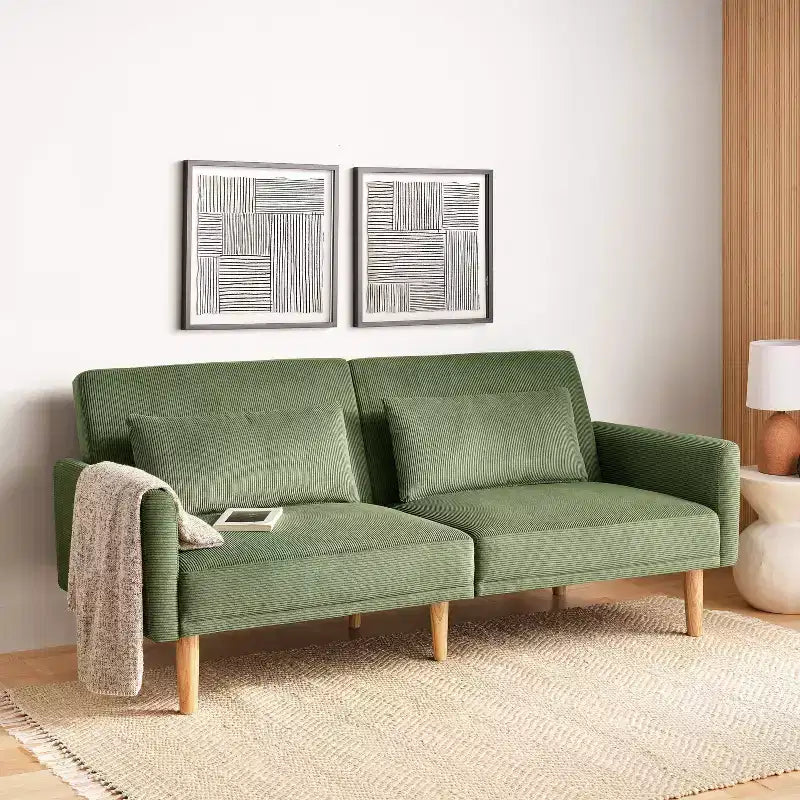 Canapé-futon Mid-Century Modern 72 po - Room Essentials