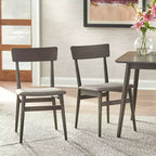 Lot de 2 chaises de salle à manger Newington Mid-Century Lifestorey