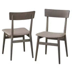 Lifestorey Set of 2 Newington Mid-Century Dining Chairs