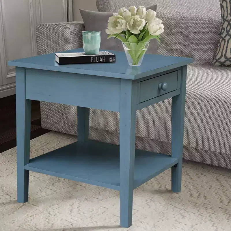 International Concepts Table basse Spencer en bois antique