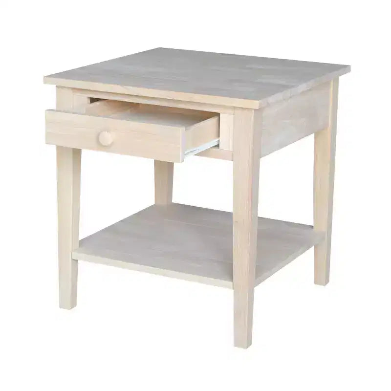 International Concepts Table basse Spencer en bois antique