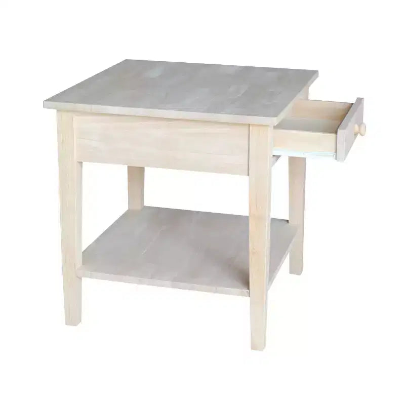International Concepts Table basse Spencer en bois antique