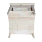 International Concepts Table basse Spencer en bois antique