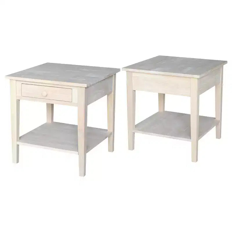 International Concepts Table basse Spencer en bois antique