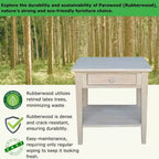 International Concepts Table basse Spencer en bois antique