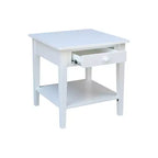 International Concepts Table basse Spencer en bois antique