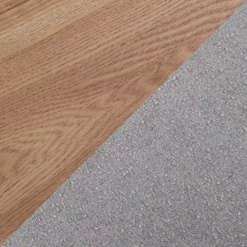 LumiSource Plateau Pouf Ottoman Tissu Naturel