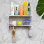 Étagère de douche double